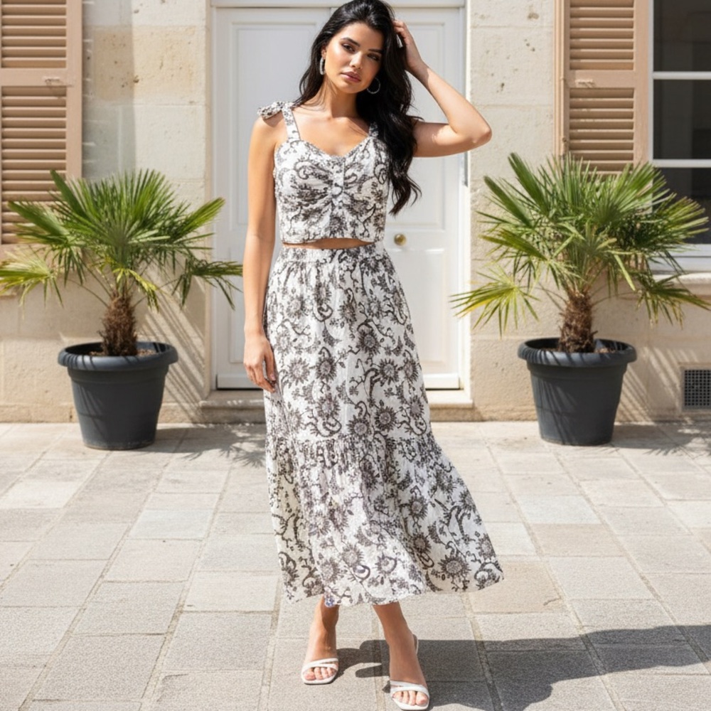 House of Harlow Skirt and matching Top